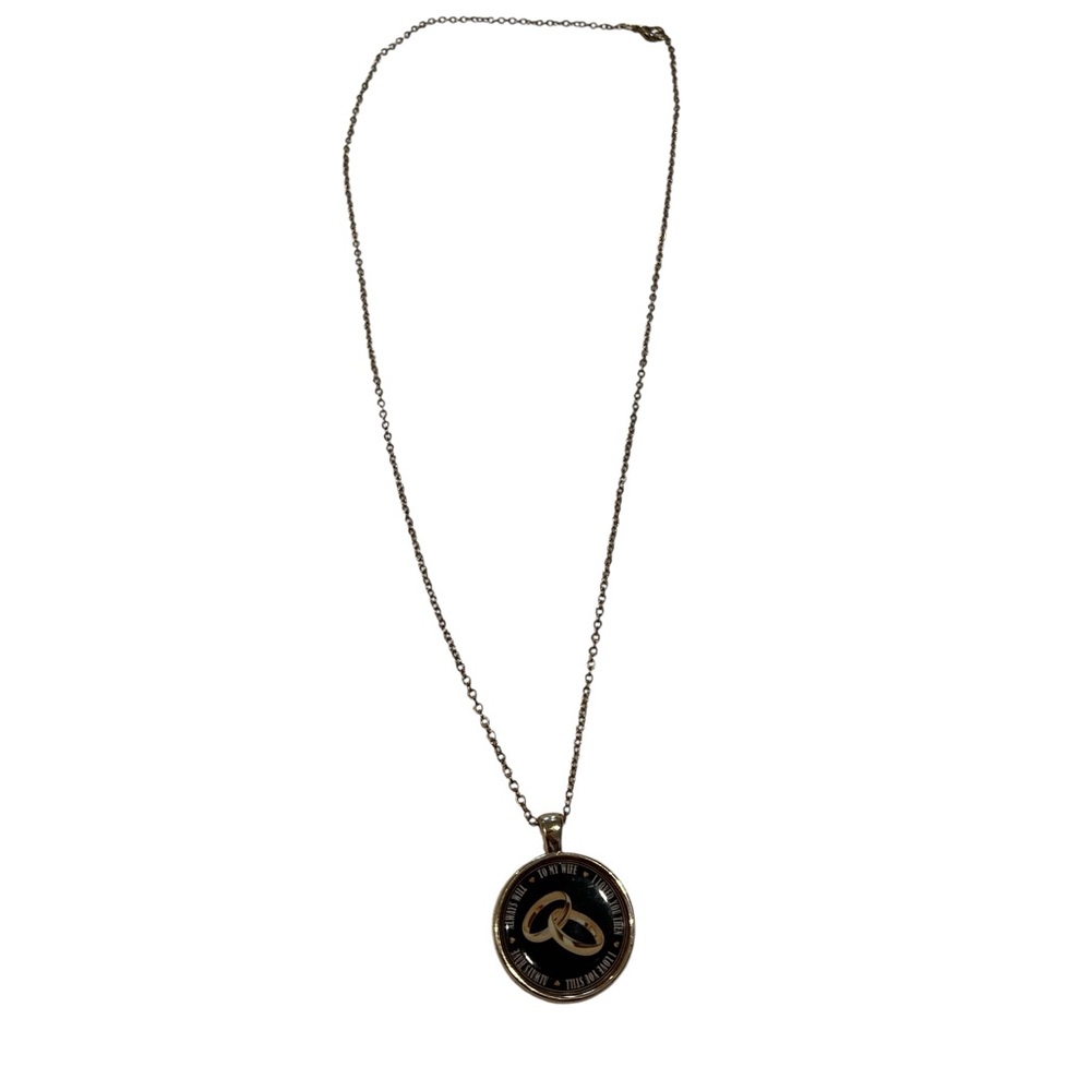 “To My Wife” Charm Necklace
